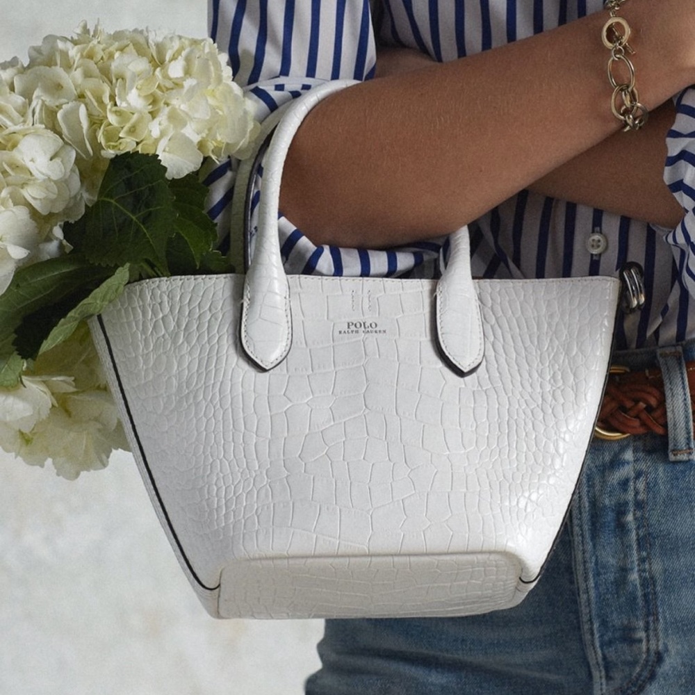 Polo Ralph Lauren Embossed Mini Bellport Bag